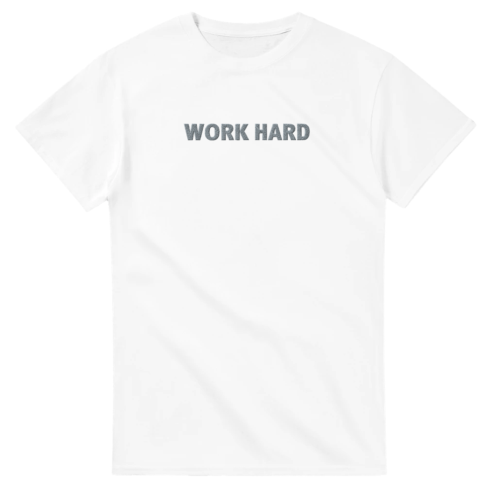 Tee-shirt manche courte Fit Brodé Blanc