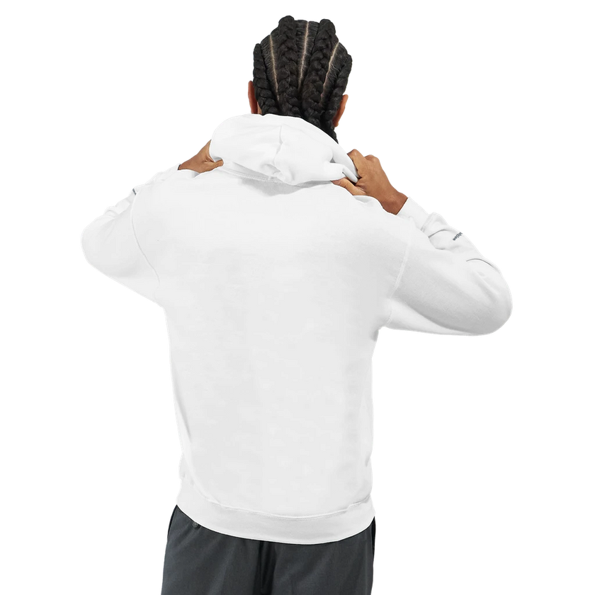 Sweat à capuche Brodé Blanc