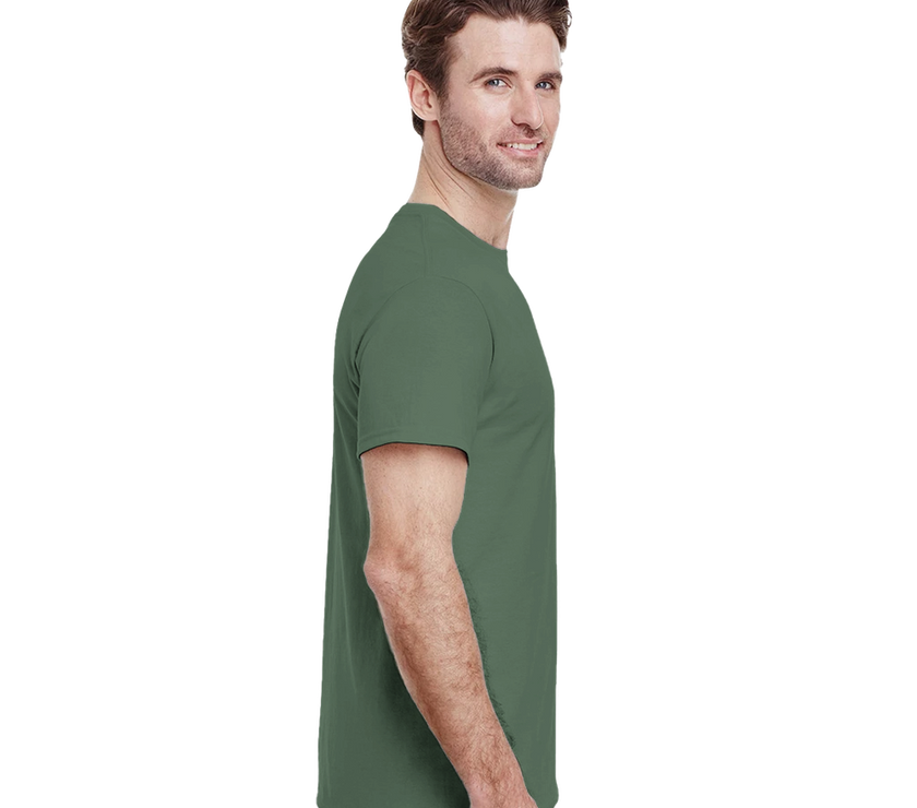 Tee-shirt manche courte Fit Imprimé Kaki
