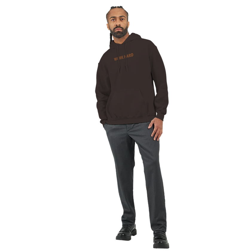 Sweat à capuche Imprimé Chocolat Noir