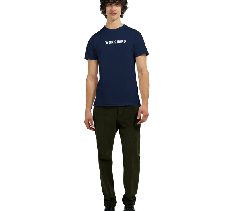 Tee-shirt manche courte Fit Imprimé Marine