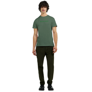 Tee-shirt manche courte Fit Brodé Kaki