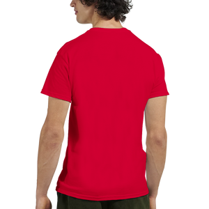 Tee-shirt manche courte Fit Brodé Rouge