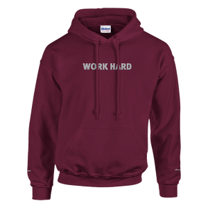Sweat à capuche Brodé Bordeaux
