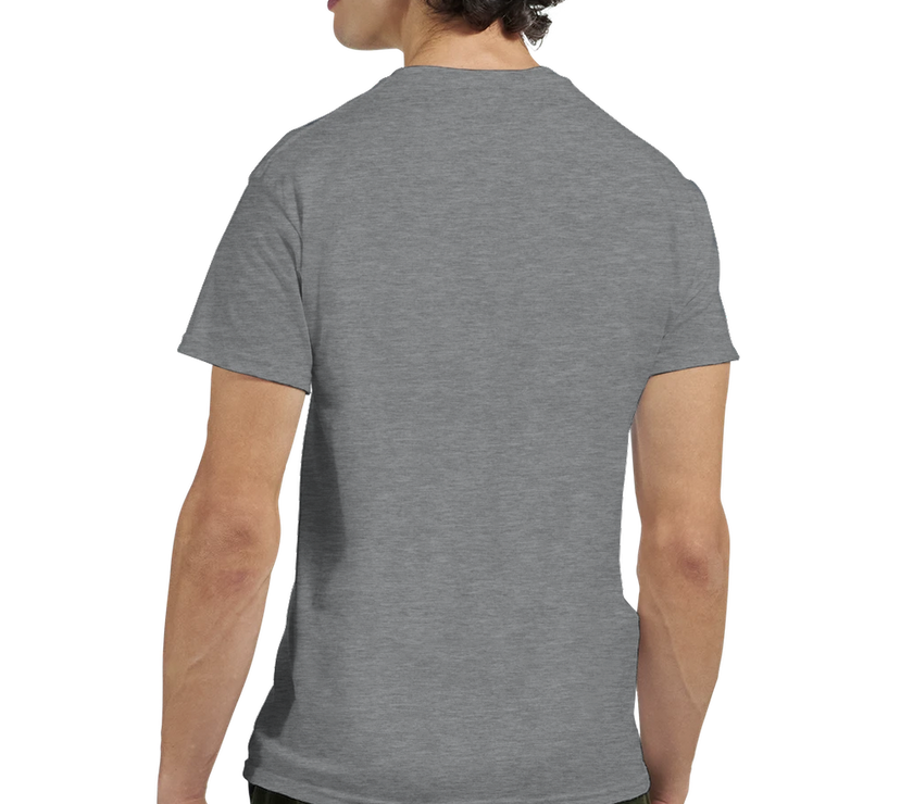 Tee-shirt manche courte Fit Brodé Gris