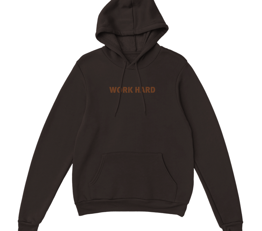 Sweat à capuche Imprimé Chocolat Noir
