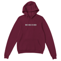 Sweat à capuche Brodé Bordeaux