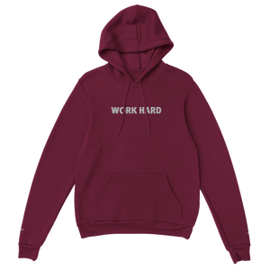 Sweat à capuche Brodé Bordeaux