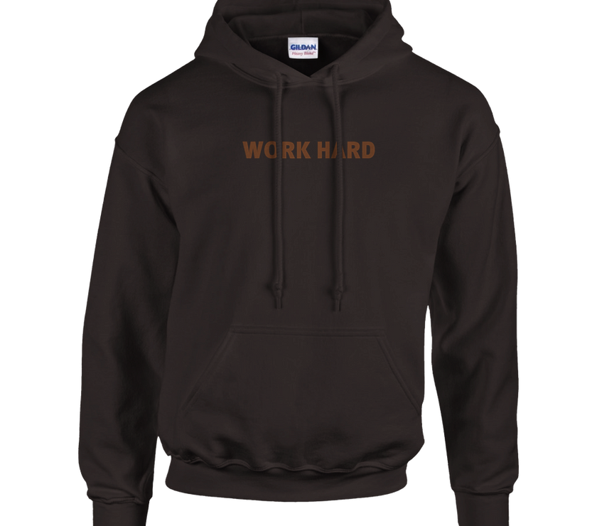 Sweat à capuche Imprimé Chocolat Noir