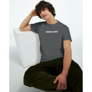 Tee-shirt manche courte Fit Imprimé Gris