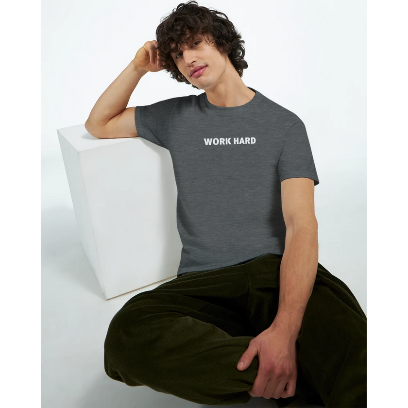 Tee-shirt manche courte Fit Imprimé Gris