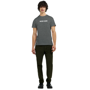 Tee-shirt manche courte Fit Imprimé Gris