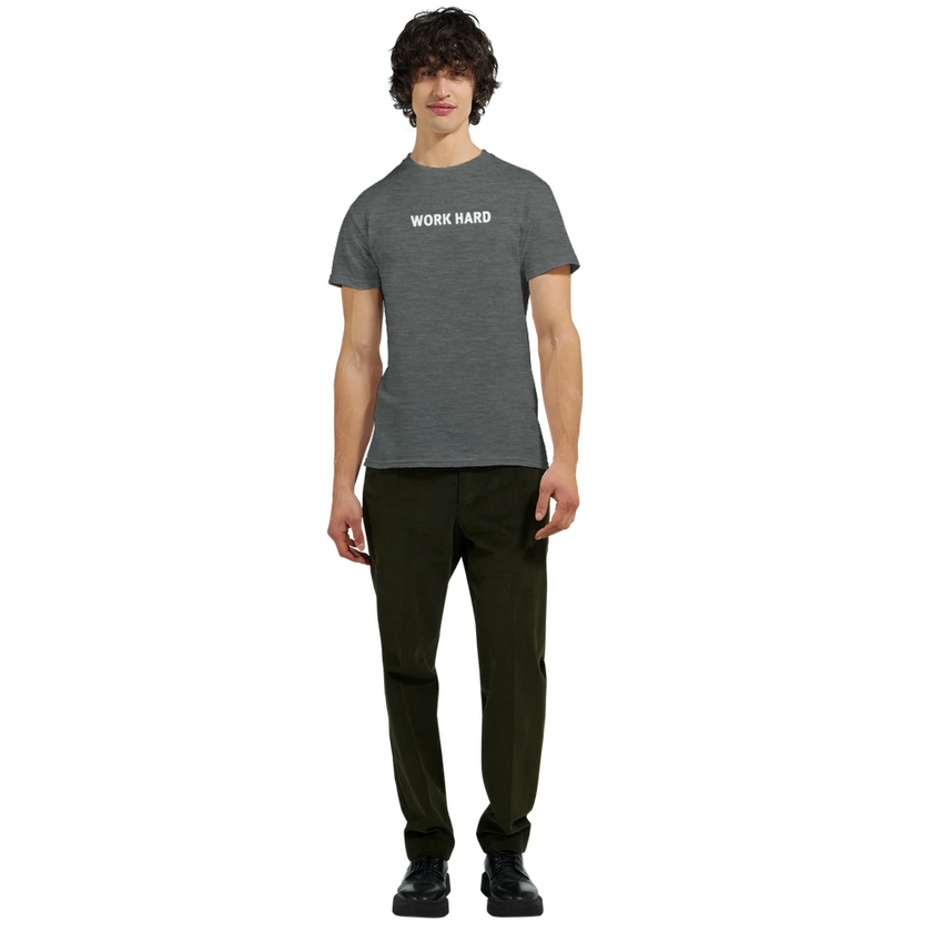 Tee-shirt manche courte Fit Imprimé Gris