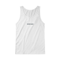 Débardeur Fit Brodé Blanc
