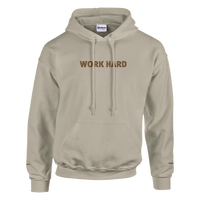 Sweat à capuche Brodé Beige