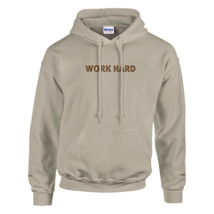 Sweat à capuche Brodé Beige