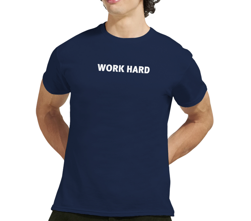 Tee-shirt manche courte Fit Imprimé Marine