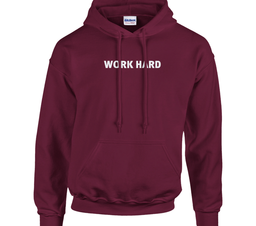 Sweat à capuche Imprimé Bordeaux