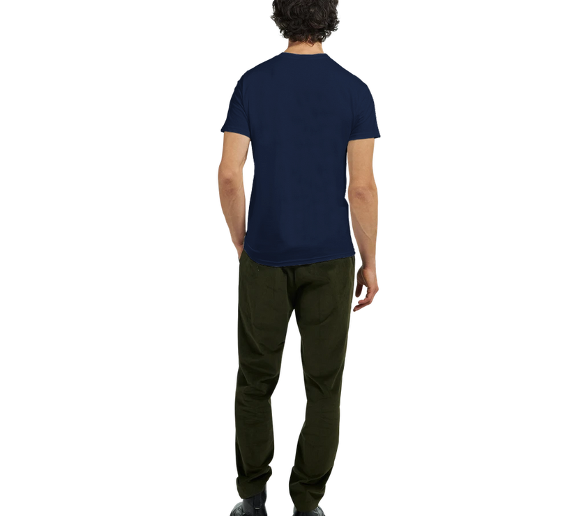 Tee-shirt manche courte Fit Imprimé Marine