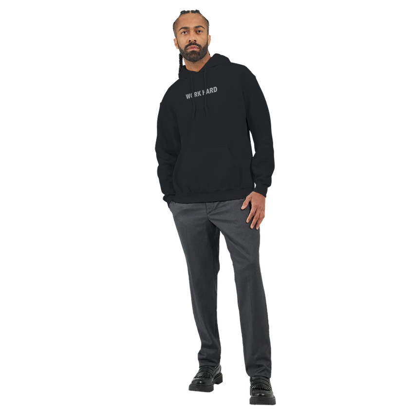 Sweat à capuche Imprimé Noir