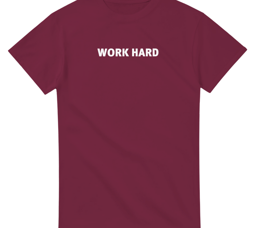 Tee-shirt manche courte Fit Imprimé Bordeaux