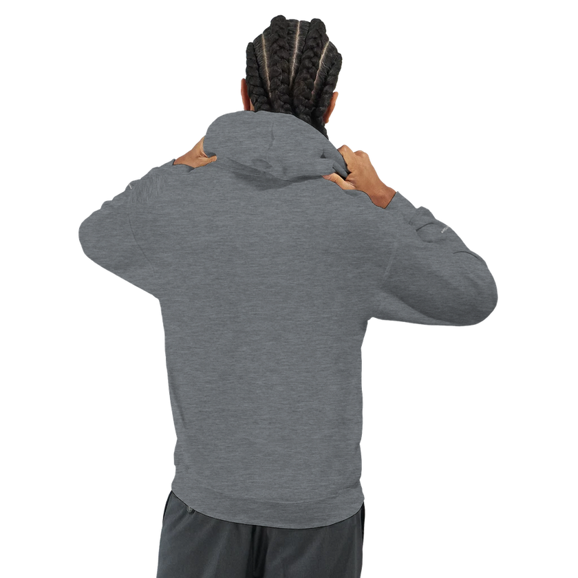 Sweat à capuche Brodé Gris