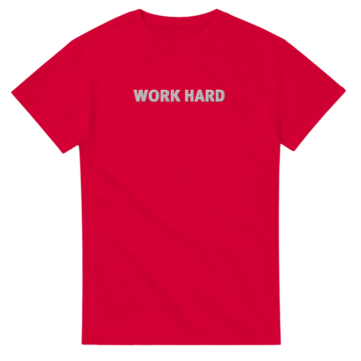 Tee-shirt manche courte Fit Brodé Rouge