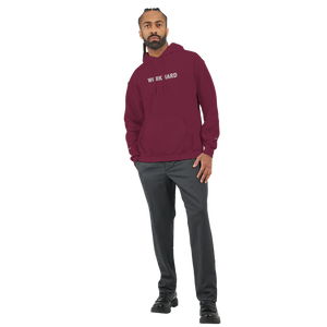 Sweat à capuche Brodé Bordeaux