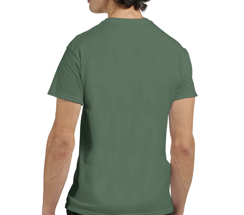 Tee-shirt manche courte Fit Brodé Kaki