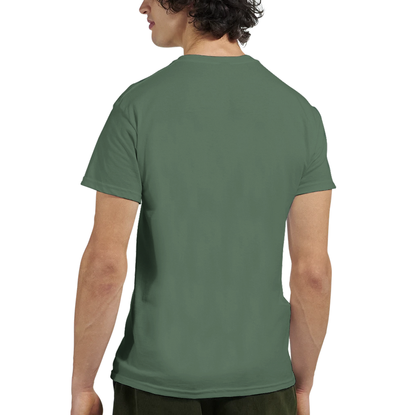 Tee-shirt manche courte Fit Brodé Kaki
