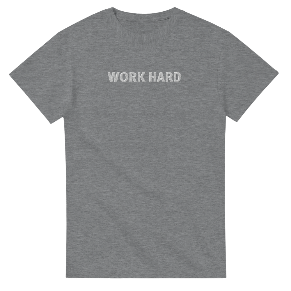 Tee-shirt manche courte Fit Brodé Gris