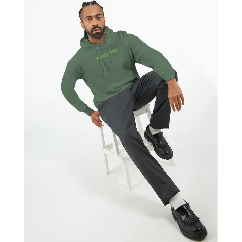 Sweat à capuche Imprimé Kaki