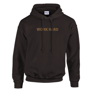 Sweat à capuche Brodé Chocolat Noir