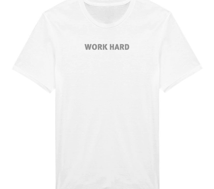 Tee-shirt manche courte Fit Imprimé Blanc