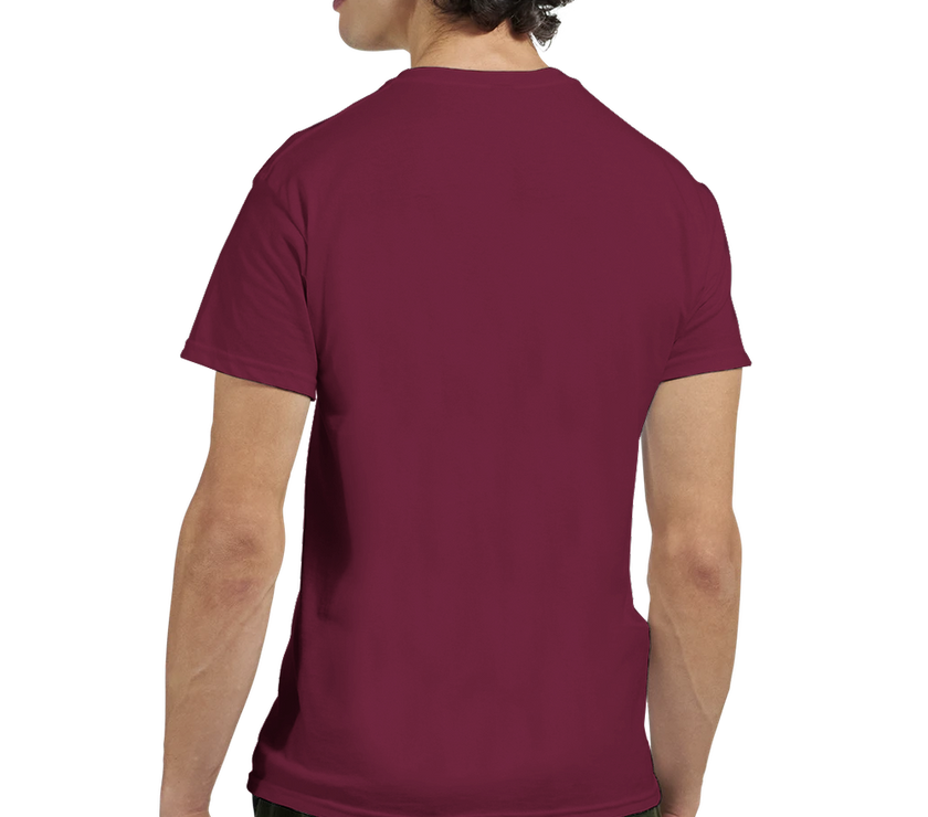 Tee-shirt manche courte Fit Imprimé Bordeaux