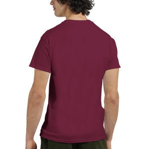 Tee-shirt manche courte Fit Imprimé Bordeaux