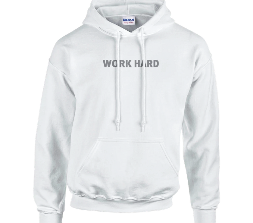 Sweat à capuche Imprimé Blanc
