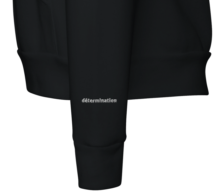 Sweat à capuche Brodé Noir