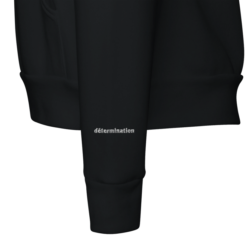 Sweat à capuche Brodé Noir