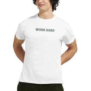 Tee-shirt manche courte Fit Brodé Blanc