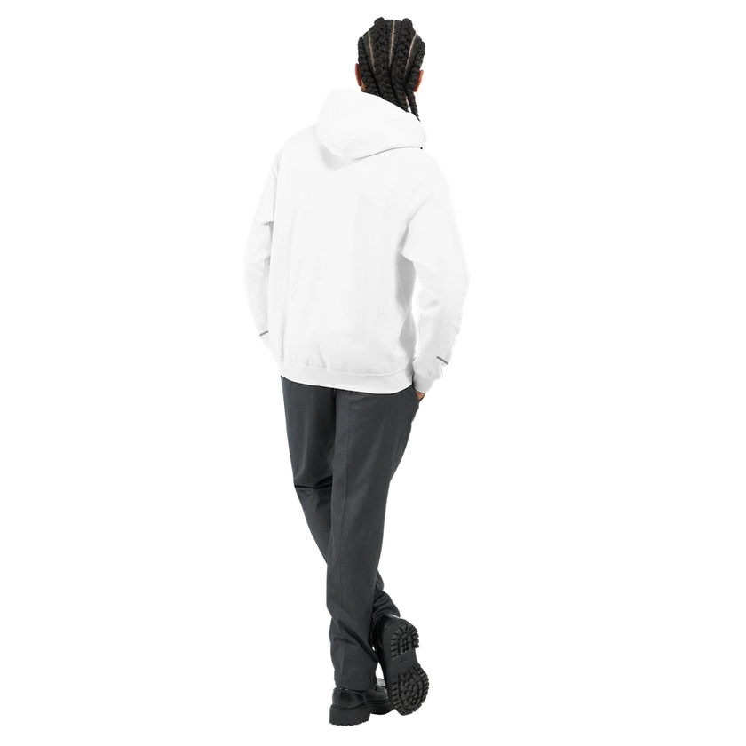 Sweat à capuche Brodé Blanc