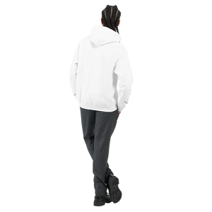 Sweat à capuche Brodé Blanc