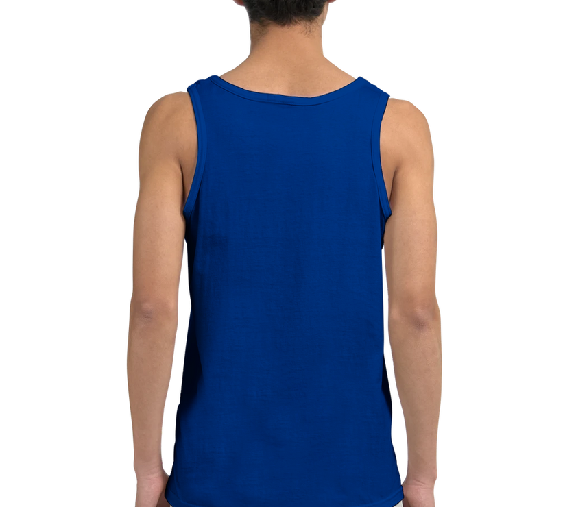 Débardeur Fit Imprimé Bleu roi