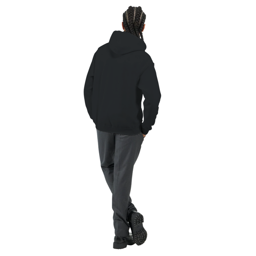 Sweat à capuche Imprimé Noir