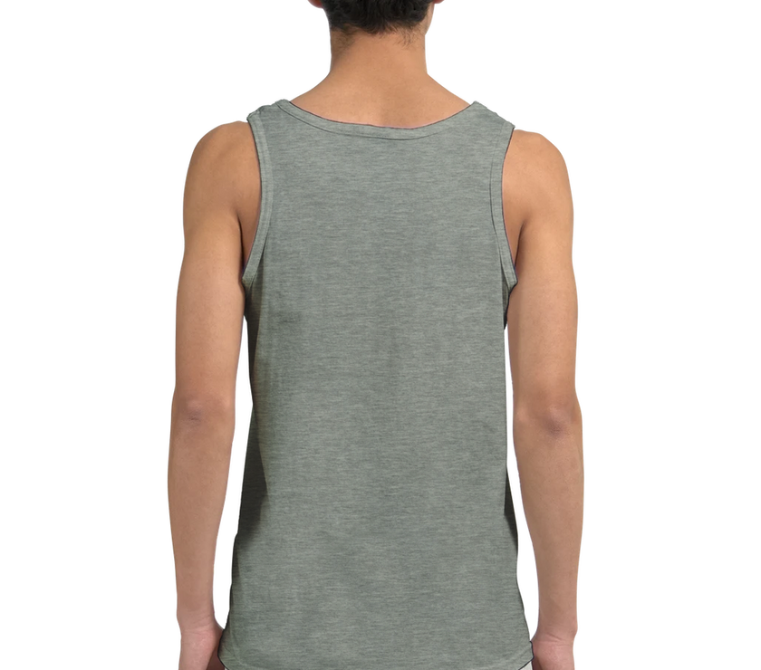 Débardeur Fit Imprimé Gris