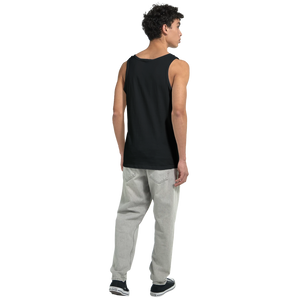 Débardeur Fit Brodé Noir