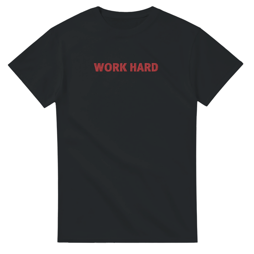 Tee-shirt manche courte Fit Brodé Noir