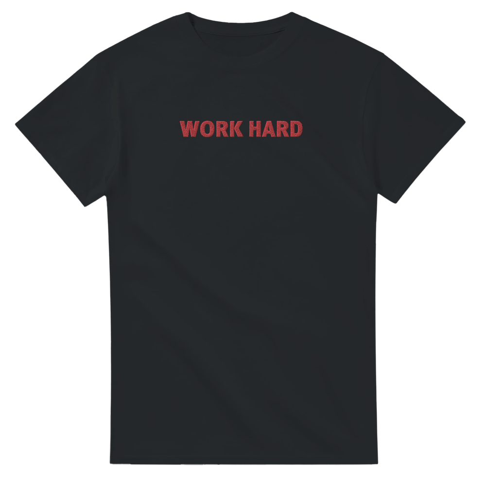 Tee-shirt manche courte Fit Brodé Noir