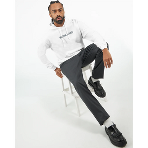 Sweat à capuche Brodé Blanc