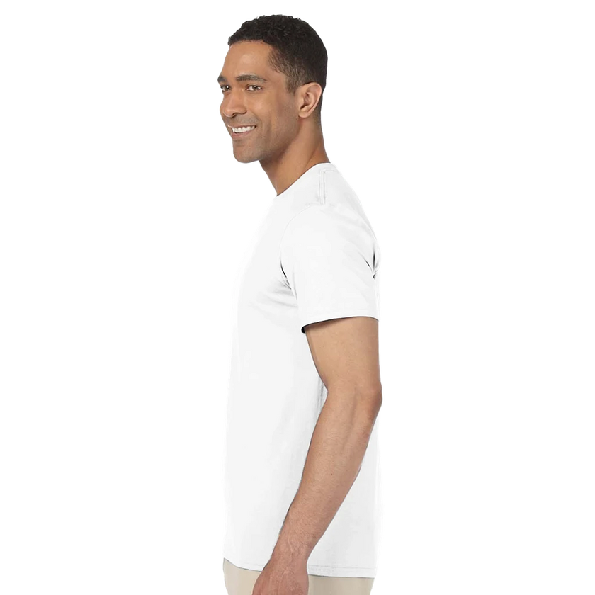 Tee-shirt manche courte Fit Imprimé Blanc